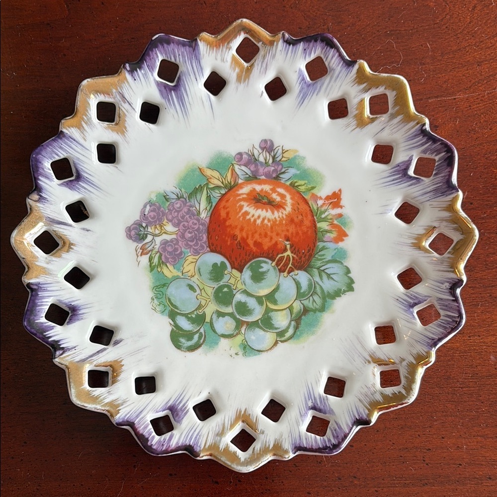 Napco Fruit Design Decorative Plate